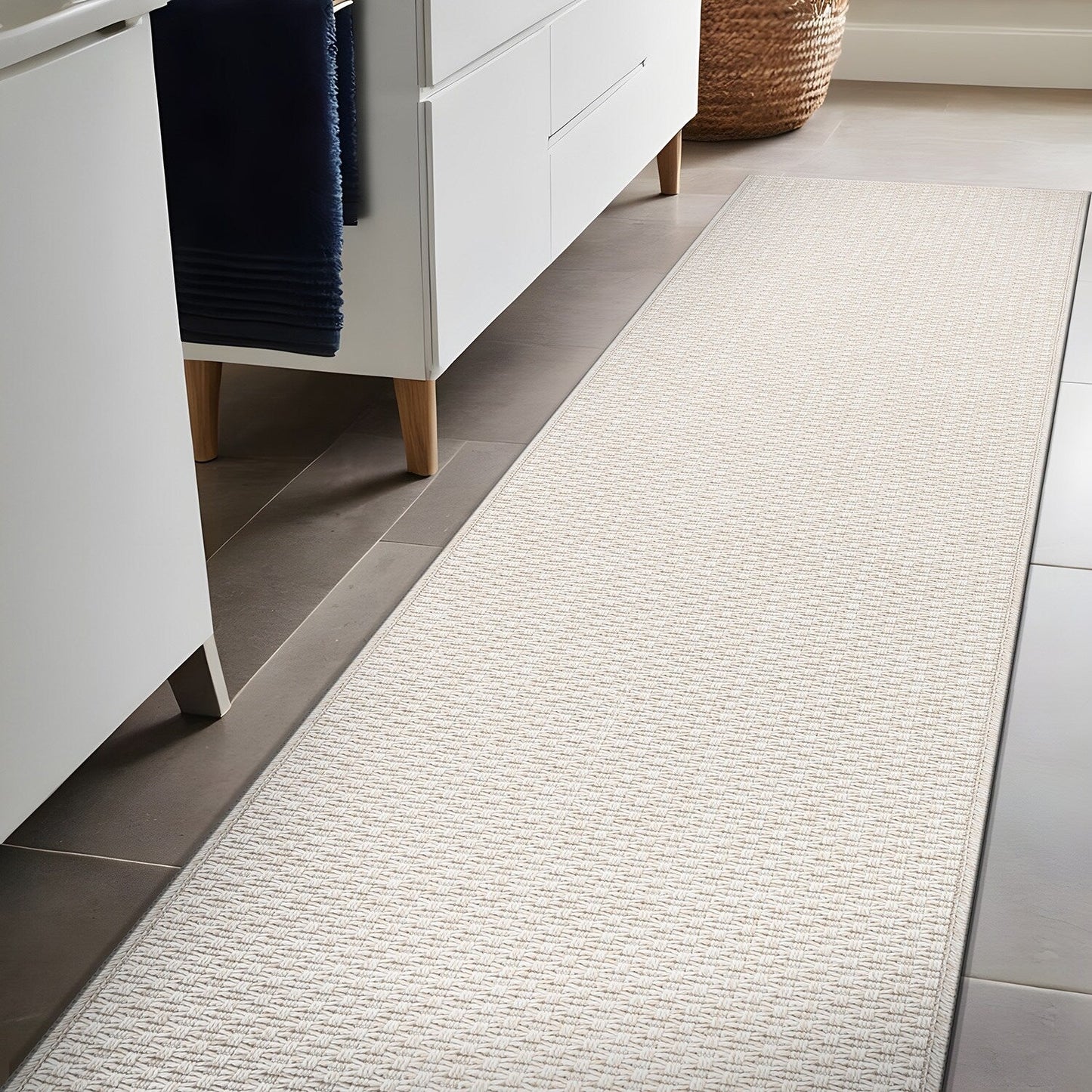 Tapis en jute Beverly Rug facile à nettoyer et ne perdant pas ses poils