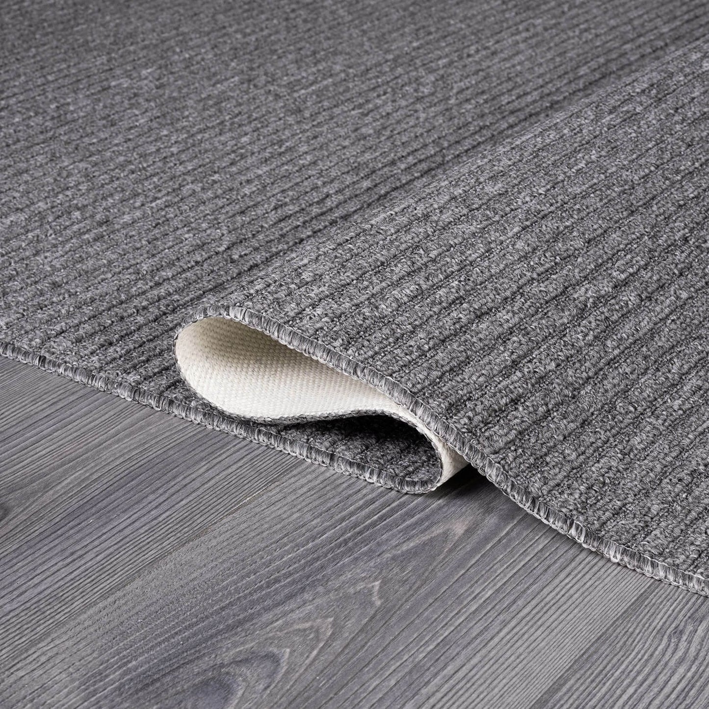 Tapis d'intérieur Beverly Rug uni, antidérapant, dos en caoutchouc, lavable