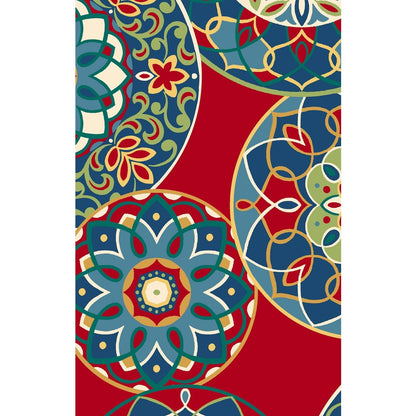 Coussins de chaise d'intérieur/extérieur à dossier arrondi de 19 pouces (ensemble de 4) - 19 x 19