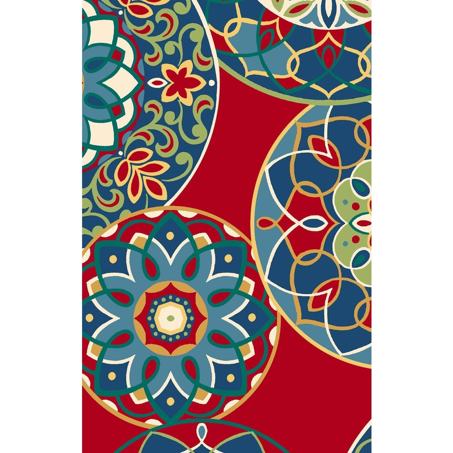 Ensemble de 3 coussins capitonnés pour canapé d'intérieur/extérieur - 19 x 19/19 x 42