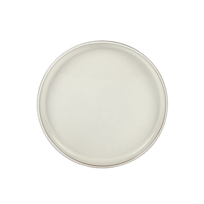 Service de table Bloomhouse Santorini Mist, 16 pièces, assiettes et bols doubles en terre cuite avec glaçure réactive