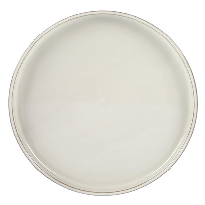 Service de table Bloomhouse Santorini Mist, 16 pièces, assiettes et bols doubles en terre cuite avec glaçure réactive