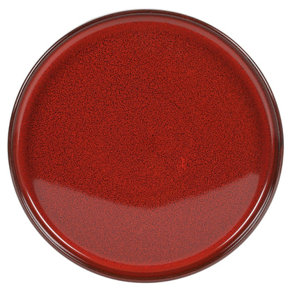 Service de table Bloomhouse Santorini Mist, 16 pièces, assiettes et bols doubles en terre cuite avec glaçure réactive