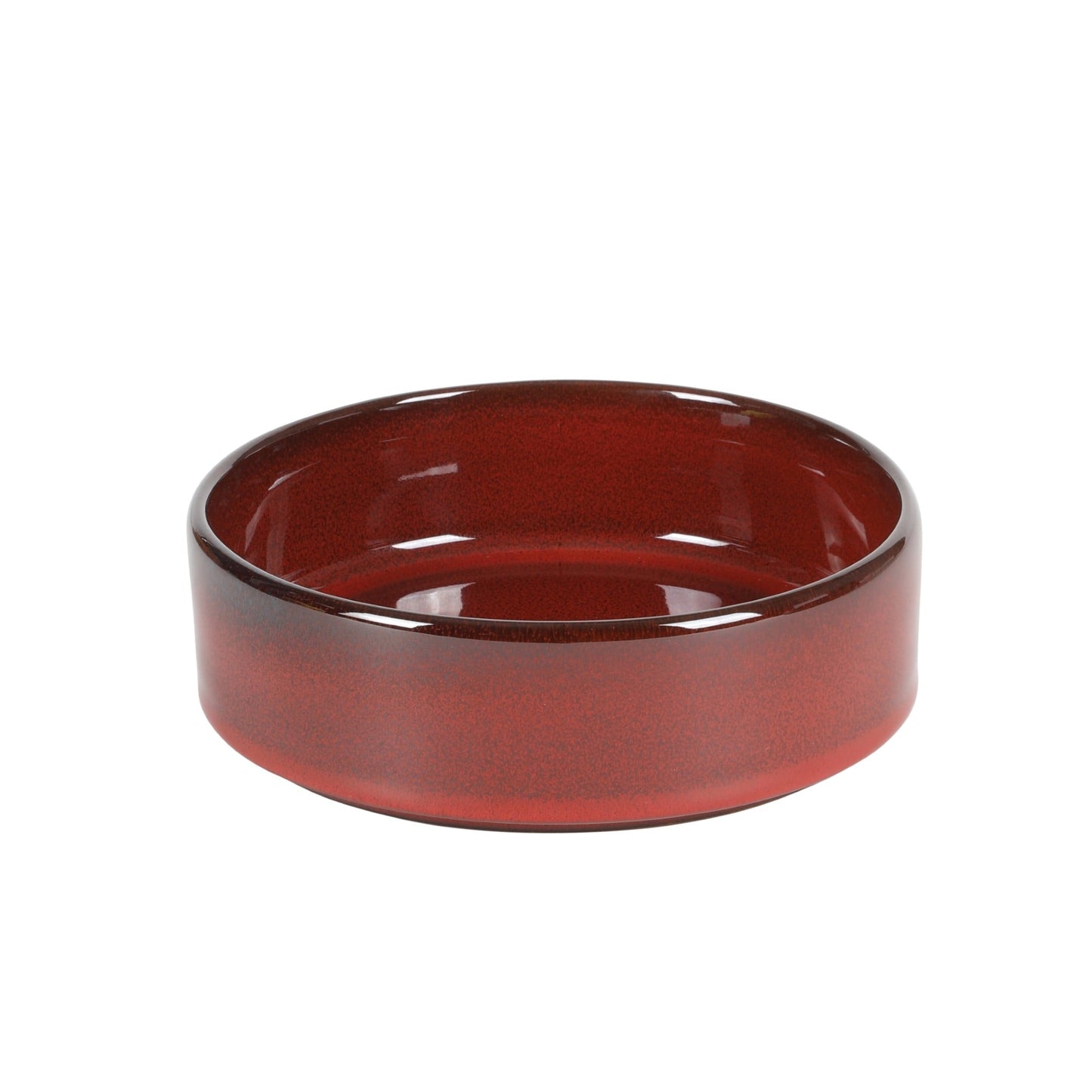 Service de table Bloomhouse Santorini Mist, 16 pièces, assiettes et bols doubles en terre cuite avec glaçure réactive