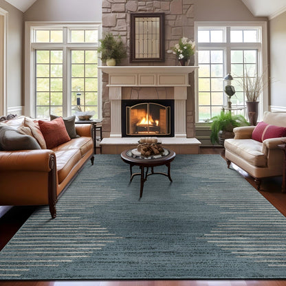 Tapis à rayures bohèmes