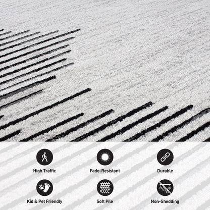 Tapis à rayures bohèmes