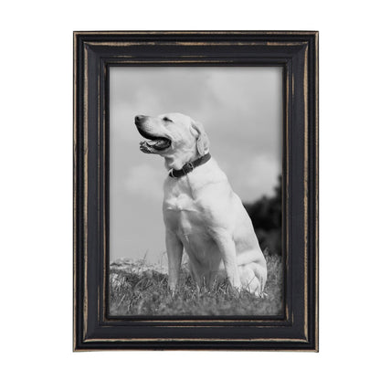 Ensemble de 10 cadres photo muraux en bois Kate et Laurel Bordeaux