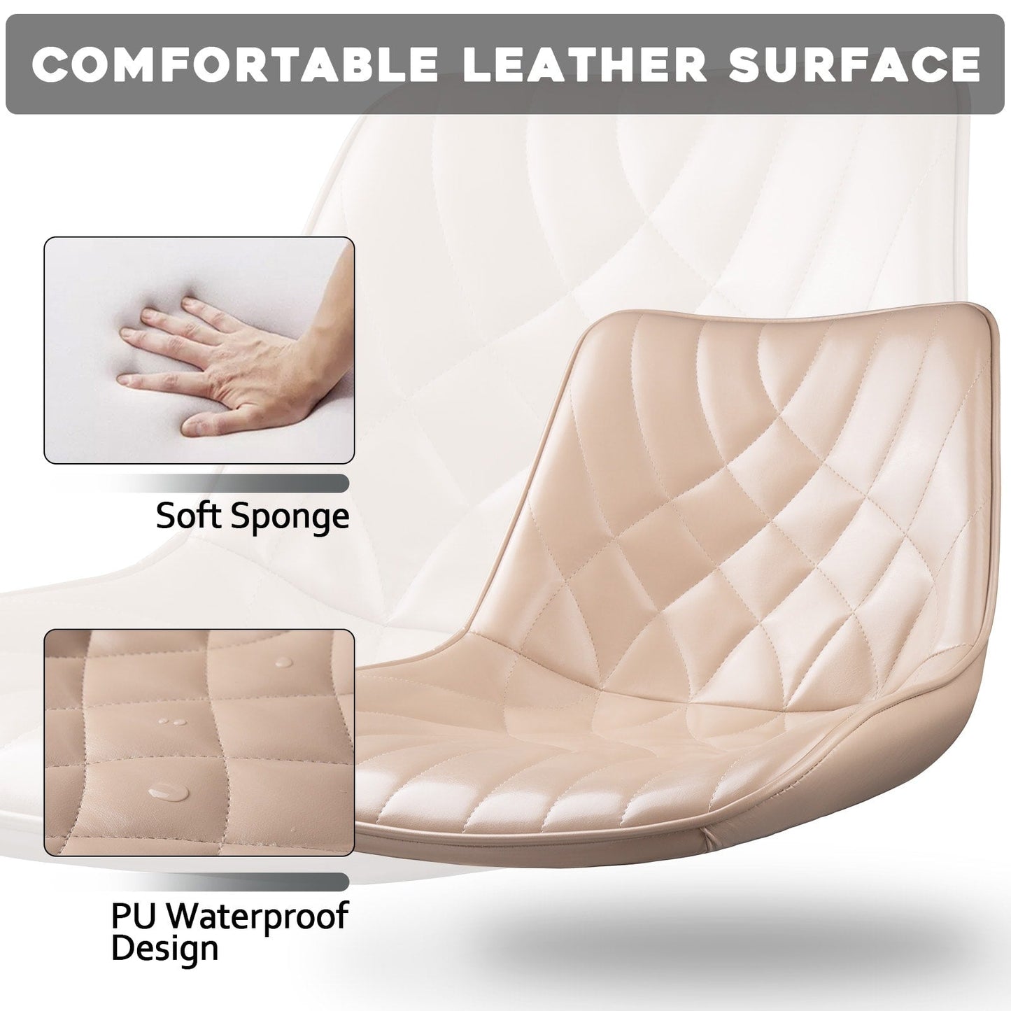 Tabourets de bar pivotants réglables Bossin avec dossier – Hauteur comptoir