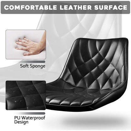 Tabourets de bar pivotants réglables Bossin avec dossier – Hauteur comptoir