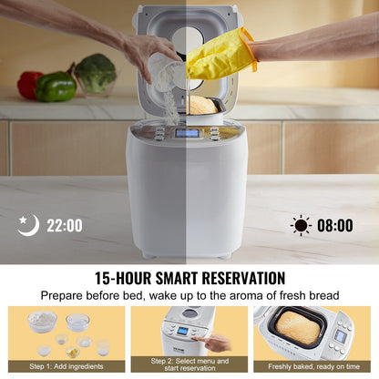 Machine à pain sans gluten, fabrication de pain complet, numérique, programmable