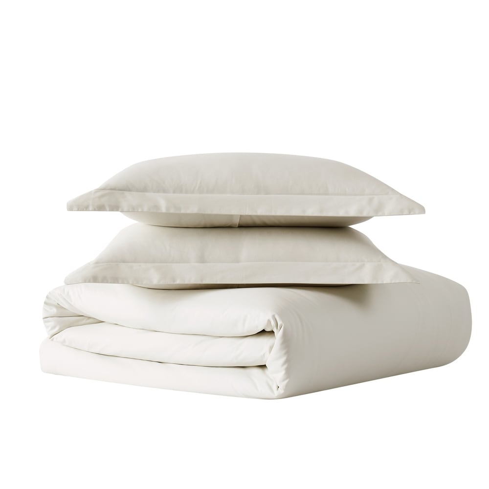 Parure de lit en percale de coton à tissage serré Brooklyn Loom