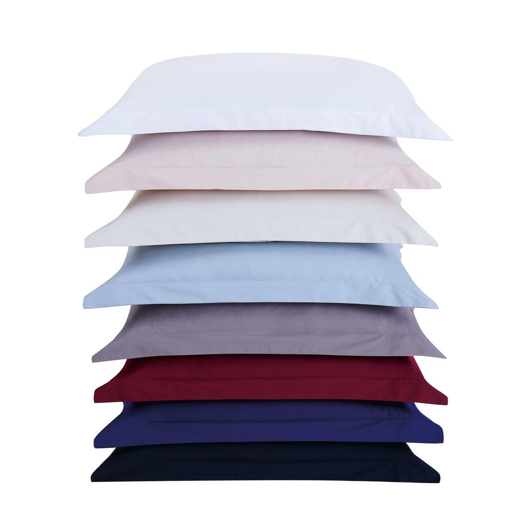 Parure de lit en percale de coton à tissage serré Brooklyn Loom