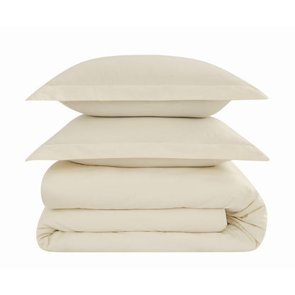 Parure de lit en percale de coton à tissage serré Brooklyn Loom