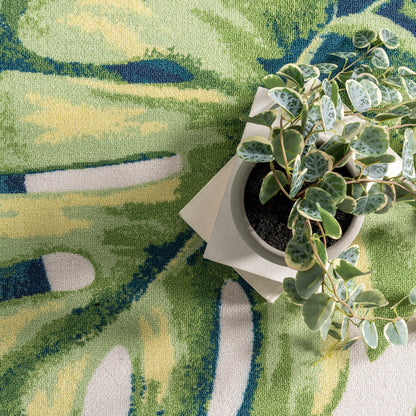 Tapis d'intérieur/extérieur tropical Nuloom Heidi