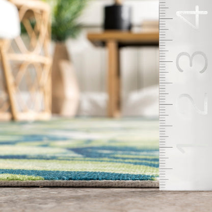 Tapis d'intérieur/extérieur tropical Nuloom Heidi