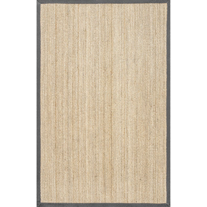 Tapis Nuloom Kiana Casual à bordure en jonc de mer