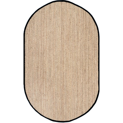 Tapis Nuloom Kiana Casual à bordure en jonc de mer