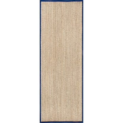 Tapis Nuloom Kiana Casual à bordure en jonc de mer