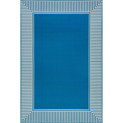 Tapis d'intérieur/extérieur Nuloom Leah Classic à bordures