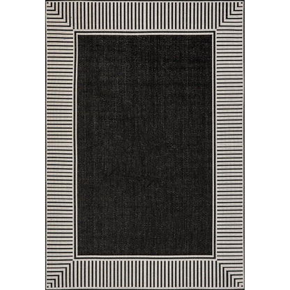 Tapis d'intérieur/extérieur Nuloom Leah Classic à bordures