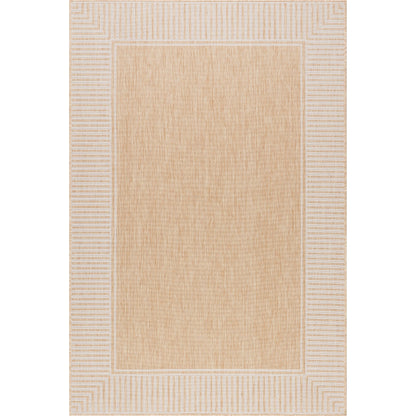 Tapis d'intérieur/extérieur Nuloom Leah Classic à bordures