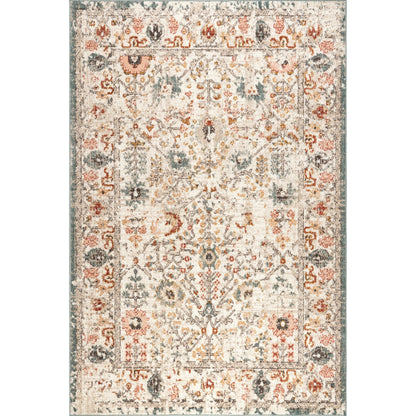 Tapis Nuloom Lenore à motif floral vintage