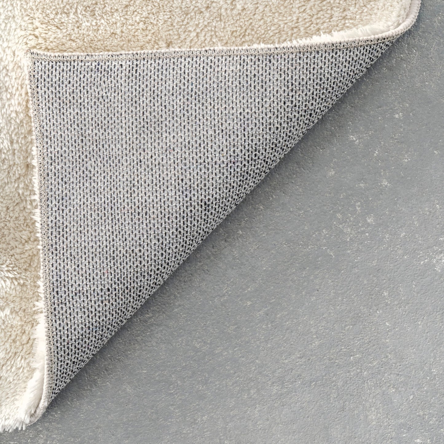 Tapis à poils longs Nuloom Loni SuperiorWash uni, lavable en machine