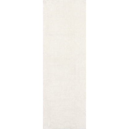 Tapis à poils longs Nuloom Loni SuperiorWash uni, lavable en machine