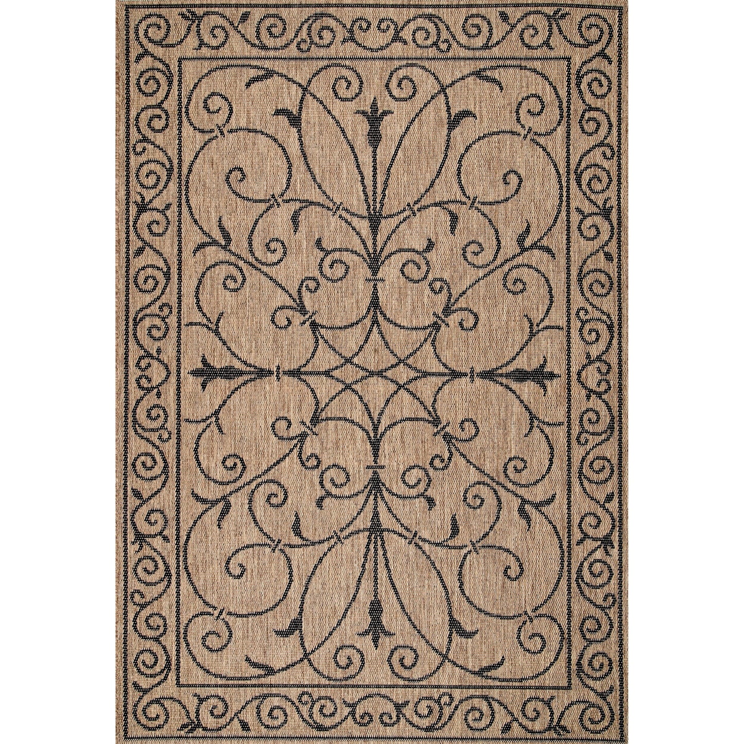 Tapis d'intérieur/extérieur traditionnel Nuloom Kathleen