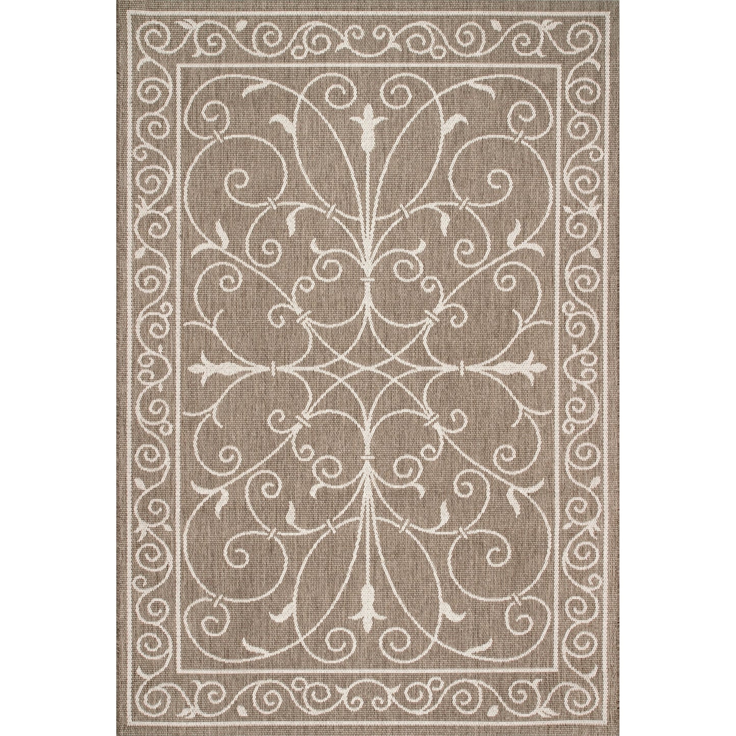 Tapis d'intérieur/extérieur traditionnel Nuloom Kathleen