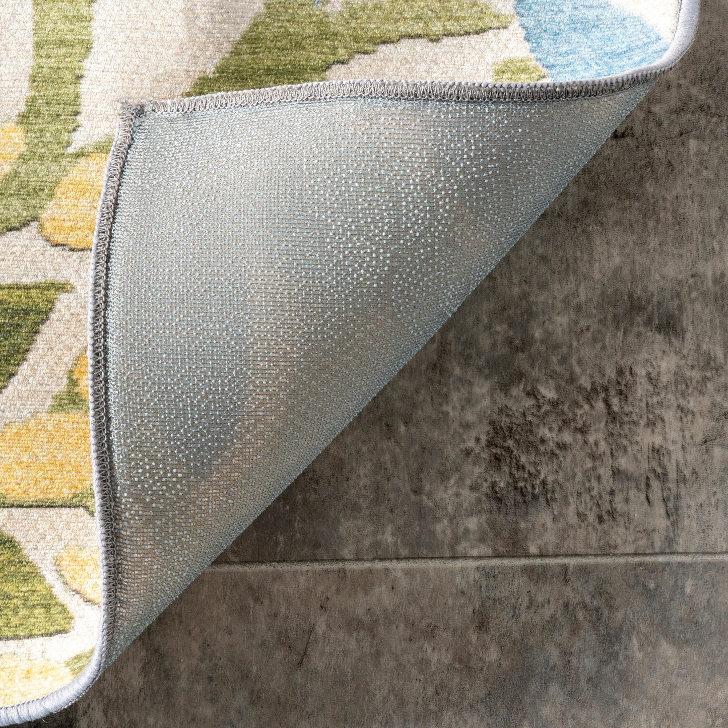 Tapis d'intérieur/extérieur lavable en machine Nuloom Rosana Floral