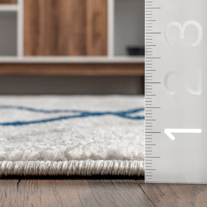 Tapis de sol abstrait moderne Nuloom Skylar