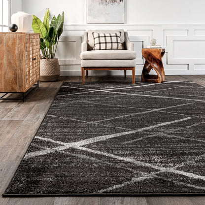 Tapis de sol abstrait moderne Nuloom Skylar