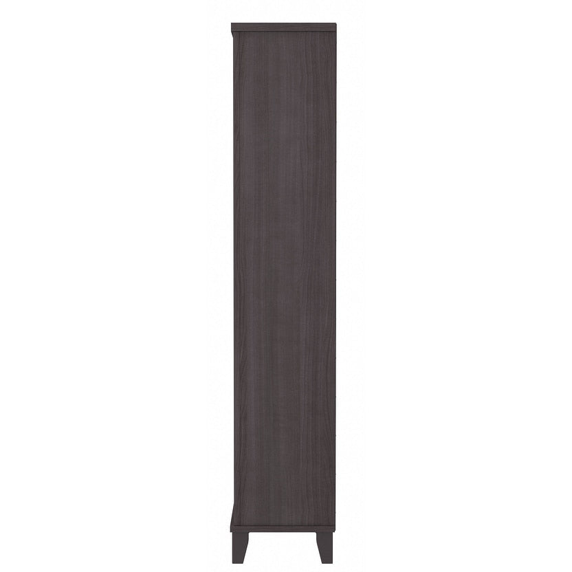 Bibliothèque haute à 5 étagères réglables Somerset de Bush Furniture