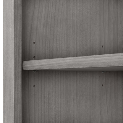 Bibliothèque haute à 5 étagères réglables Somerset de Bush Furniture