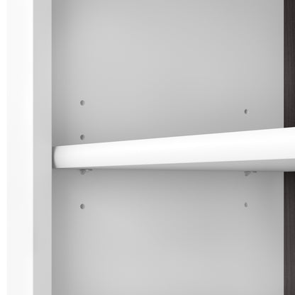 Bibliothèque haute à 5 étagères réglables Somerset de Bush Furniture