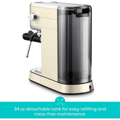 Machine à expresso CASABREWS CM5418 20 bars avec buse vapeur pour mousse de lait