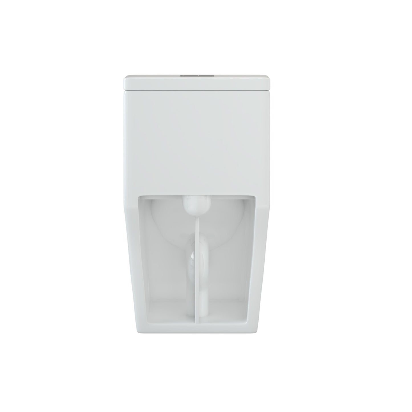 Toilette compacte monobloc CB HOME 24 pouces, siphon moderne à double chasse, siège à fermeture douce, hauteur confortable 16,5 pouces