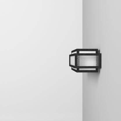 Barre de salle de bain carrée Lavery Camden, 3 lumières, en verre anthracite vieilli et grainé