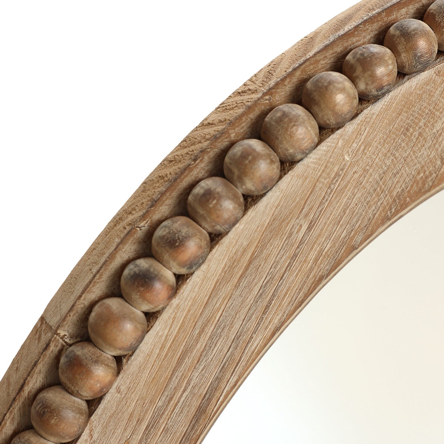 Miroir mural ovale de 81 cm avec cadre en bois Cameo, miroir mural de salle de bain – 81,9 cm (H) x 61 cm (L) x 3,2 cm (P).