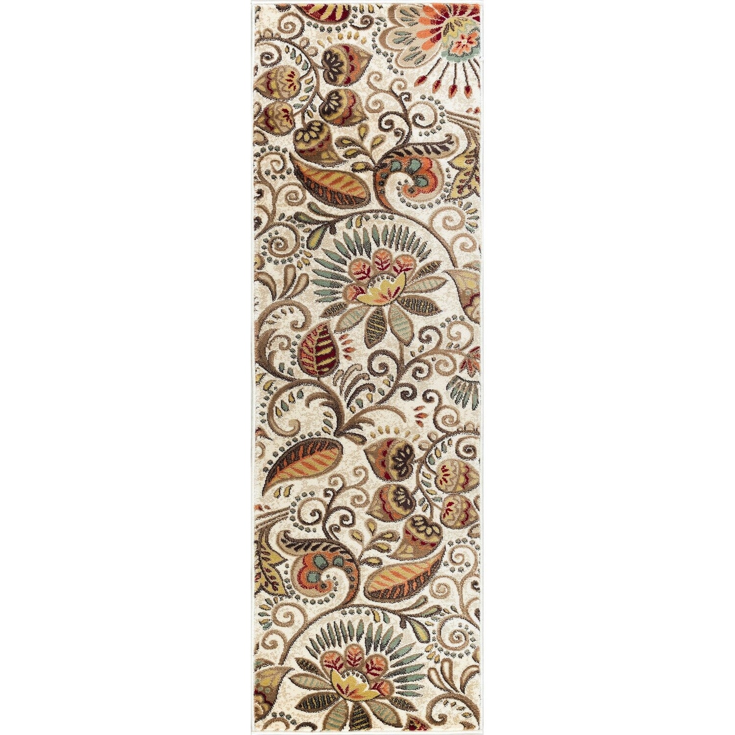 Tapis d'intérieur Caprice style moderne du milieu du siècle à motif floral