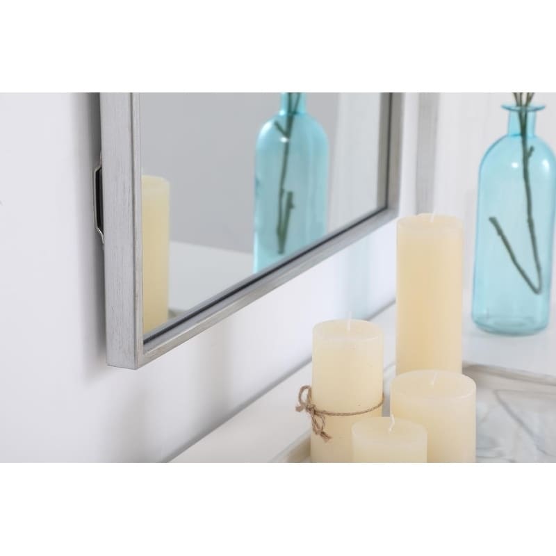 Miroir rectangulaire à cadre métallique Carson Carrington Salsnas