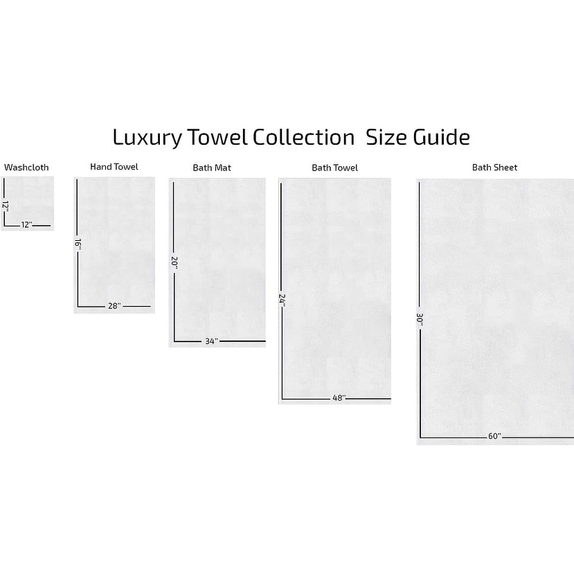 Ensemble de serviettes CTT 100 % coton turc, 8 ou 9 pièces, séchage rapide et absorbant