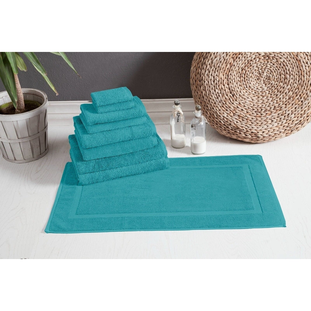 Ensemble de serviettes CTT 100 % coton turc, 8 ou 9 pièces, séchage rapide et absorbant