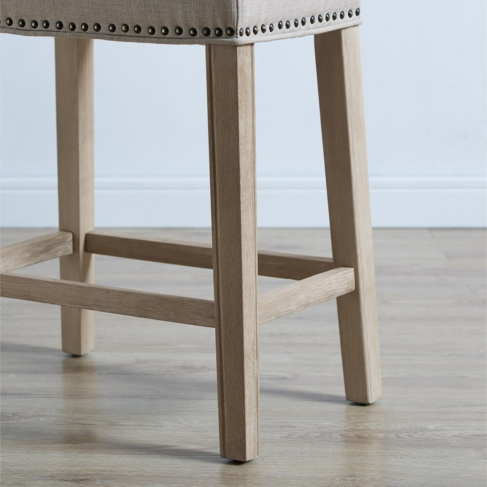 Tabourets de bar sans dossier Barish de The Gray Barn (lot de 2)