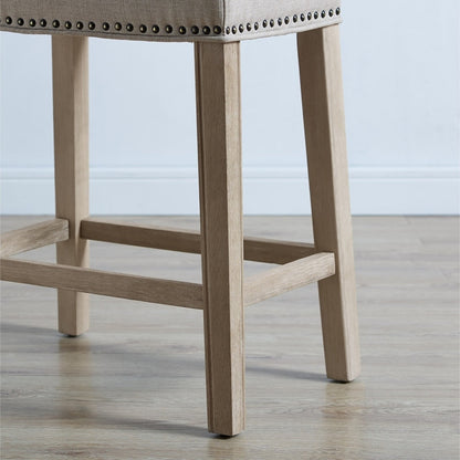 Tabourets de bar sans dossier Barish de The Gray Barn (lot de 2)