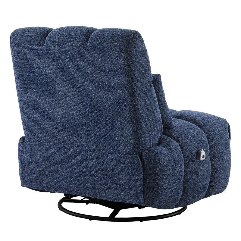 Fauteuil inclinable électrique pivotant Cole avec support lombaire