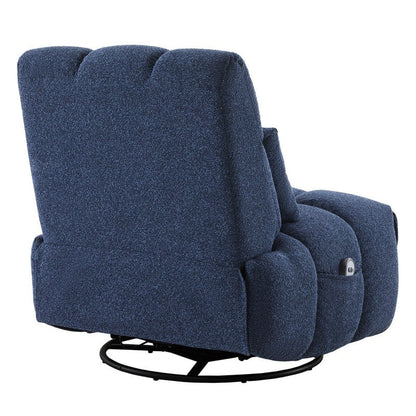 Fauteuil inclinable électrique pivotant Cole avec support lombaire