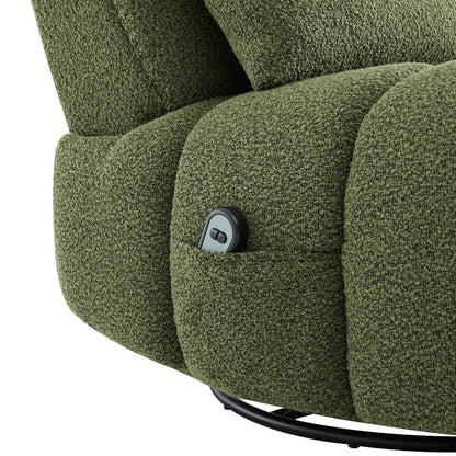 Fauteuil inclinable électrique pivotant Cole avec support lombaire