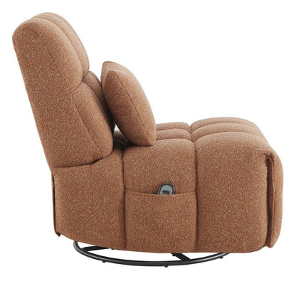 Fauteuil inclinable électrique pivotant Cole avec support lombaire